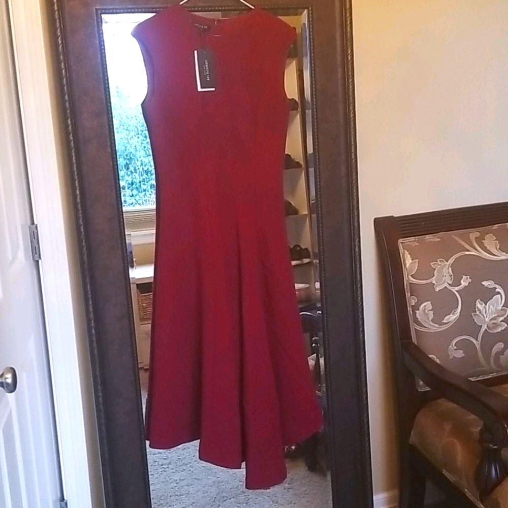Gorgeous NEW wine dress by Lafayette 148 New York